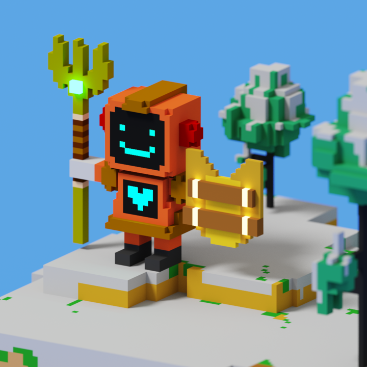 BlockbotsNFT's tweet image. Are your BlockBots ready for battle? ⚔️

#PlayToEarn game is on the way ⌛️ 

#NFTs #Ethereum #Polygon