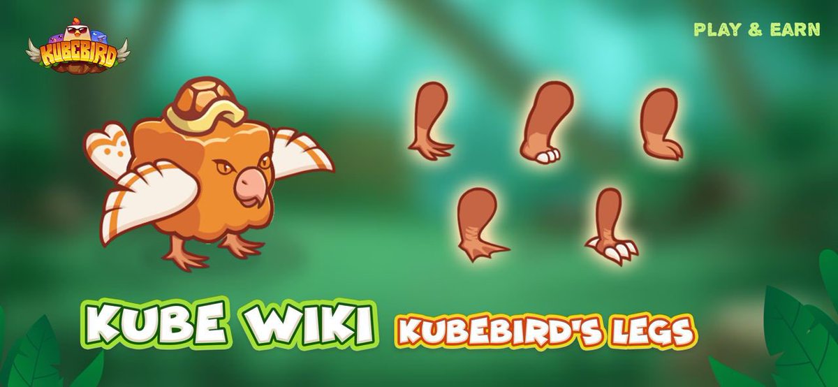 KUBE WIKI: KUBEBIRD'S LEGS 🕺

Every #Kubebird needs beautiful legs to perform its graceful move on our Kubies’ play screen. Kubebird’s legs contain one passive skill that may surprise you. 🔥

Read full article at: kubebird.substack.com/p/kube-wiki-ku…

#NFTCommunity #NFTGame #ToTheMoon