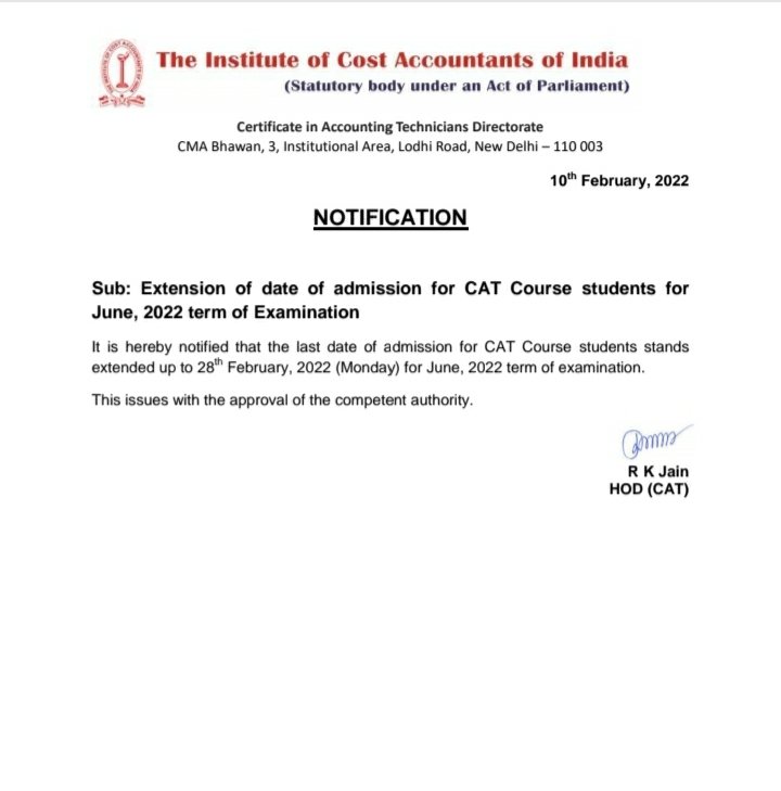 CAT ICAI CMA tweet media