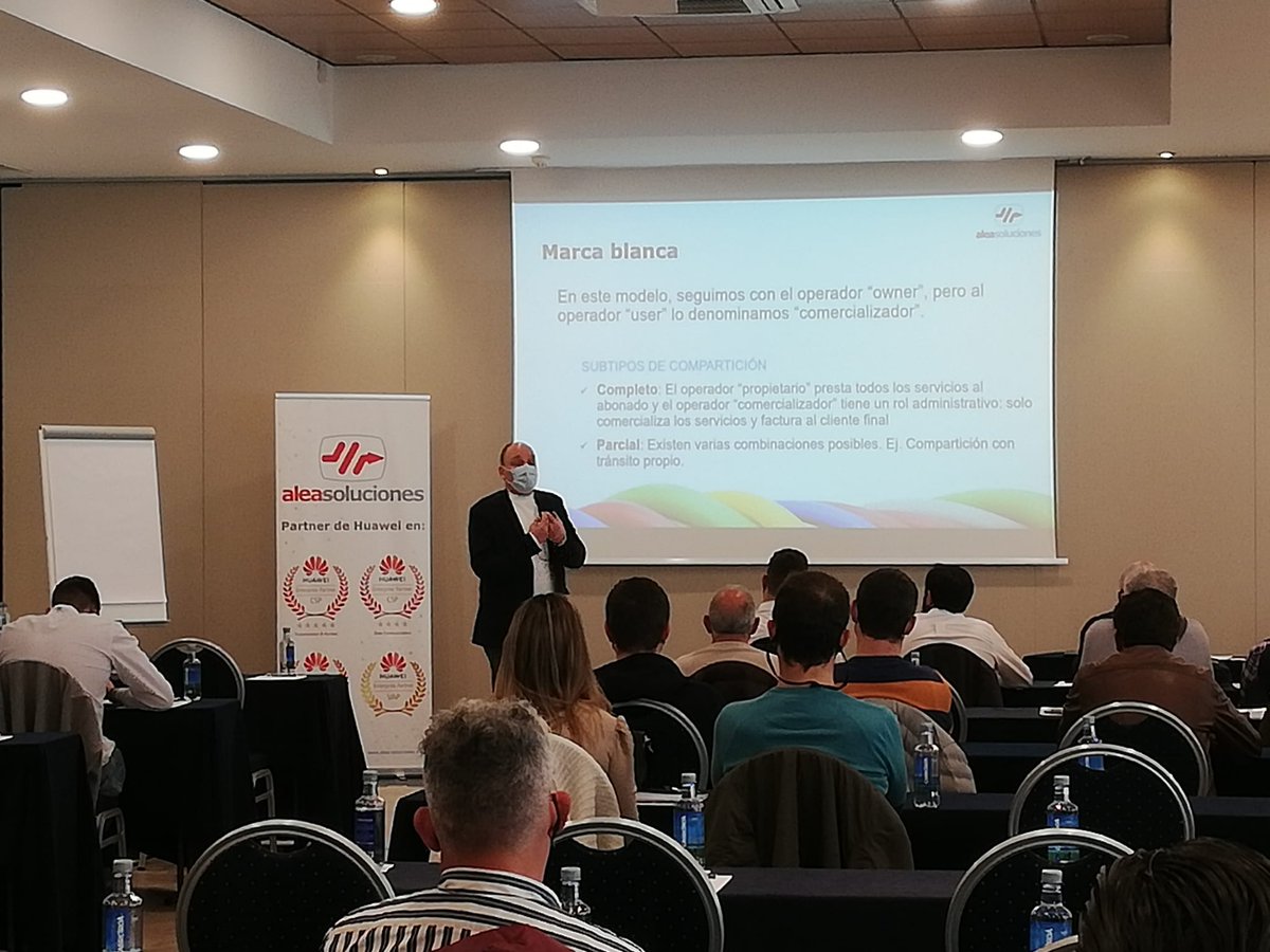 AleaSolucionesS's tweet photo. En las #JornadasOperadores organizadas por @AleaSolucionesS  y @HuaweiEnt. Gracias a todos los asistentes, #Operadores que buscan nuevos modelos para seguir creciendo. https://t.co/RksuQuztHR