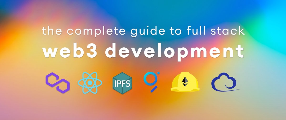 dabit3's tweet image. Today I'm excited to release The Complete Guide to Full Stack Web3 Development 💫
A free and in depth masterclass teaching you everything you need to know to build, test, & deploy full stack dapps – at your own pace with end to end code examples 🛠
dev.to/dabit3/the-com…