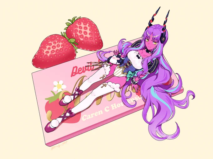 デビルカレンちゃんと苺チョコ #FGO 