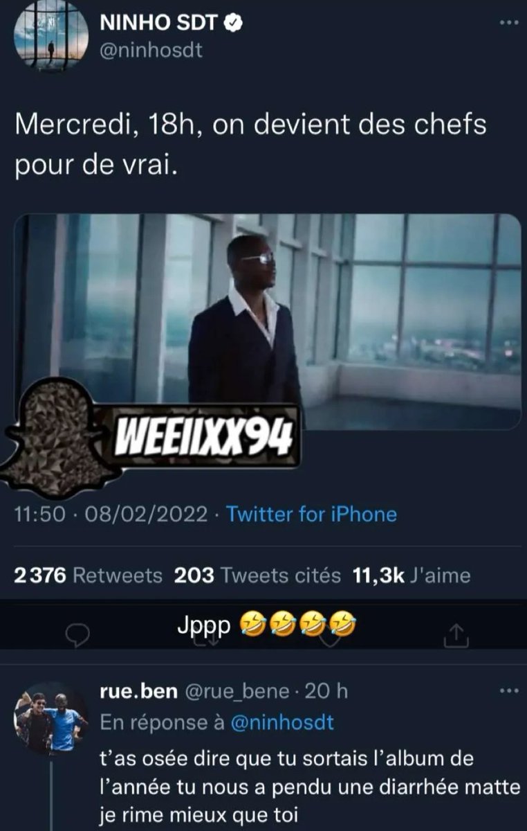 oelerat's tweet photo. @DephaseuR 10 fois je vois ça 10 fois jrigole🤣🤣🤣 https://t.co/fmGRojNwkn