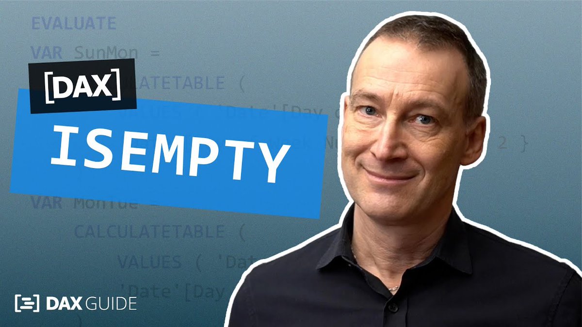 _evaluate's tweet photo. ISEMPTY – DAX Guide https://t.co/4LImo1LPmG https://t.co/TgAMYPEqkZ