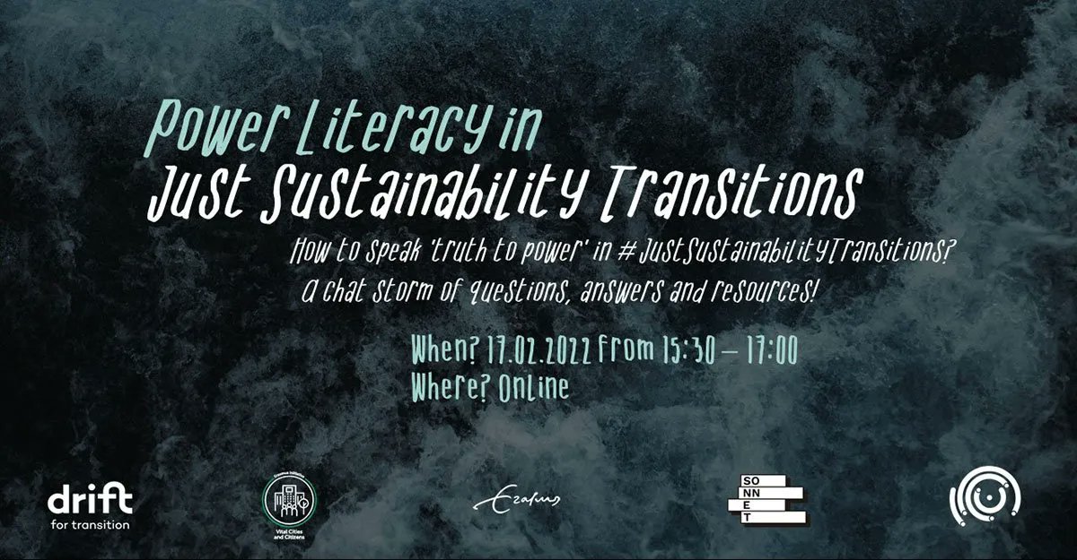 SONNET_energy's tweet image. Just one week to go until the #PowerLiteracy event! This is a great discussion to join if you have been following our SONNET #PowerGuide. Join us to take this conversation forward 👉  buff.ly/34qw8YX

📅 17 Feb, 15:30 CET

...
@JustSustain, @drifteur, @arena_urban