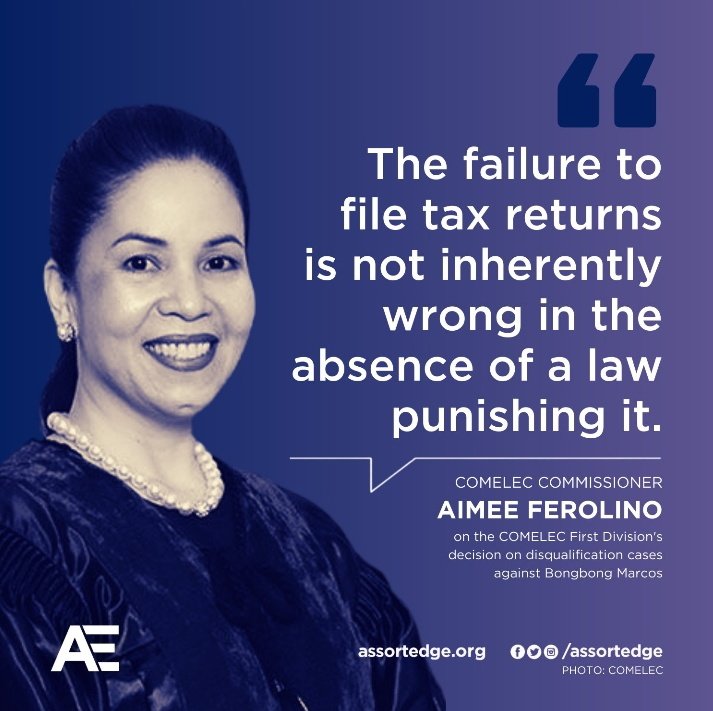 otravezoscuro's tweet photo. Has Ferolino just encouraged people to not file tax returns? https://t.co/iiF1EYNBVH
