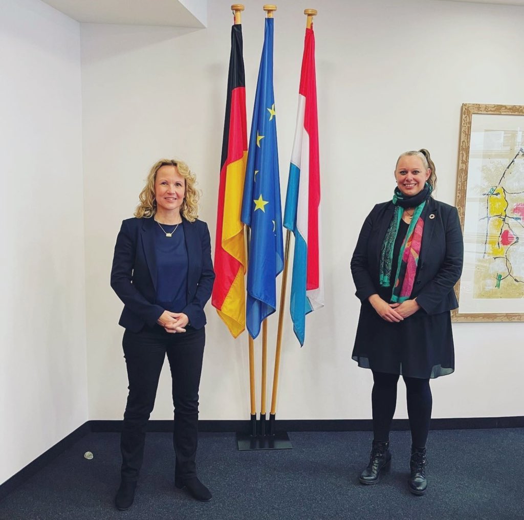 cdieschbourg_'s tweet photo. Thank you all for the warm welcome in #Berlin and a productive first meeting. I look forward to our cooperation.🇱🇺🇩🇪🇪🇺 @AnnaLuehrmann @SteffiLemke @bender_silvia https://t.co/obnzO9RR4t