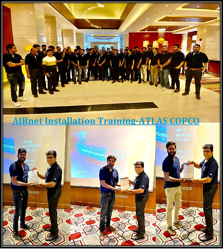 thermtechindia's tweet photo. #thermtech - Our Atlas Division Team attend #Airnet #training at Double Tree by Hilton Gurgaon -New Delhi NCR .
Our Three Engineers awarded By Successfully Participation Certificate.
#Airnet #training #atlascopco #gurgaon https://t.co/mRJ79P9hhY
