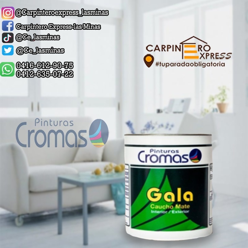 ce_lasminas's tweet photo. 🔖 Gala Caucho 🔖
Pintura de Caucho mate ideal para ambientes interiores y exteriores a base de resinas vinilacrilicas que proporcionan una película resistente y duradera. 

No te pierdas está gran oferta ¡Visítanos!

Si quieres adquirir este u otro material  síguenos 🥳 https://t.co/Bh4qvOFt3V
