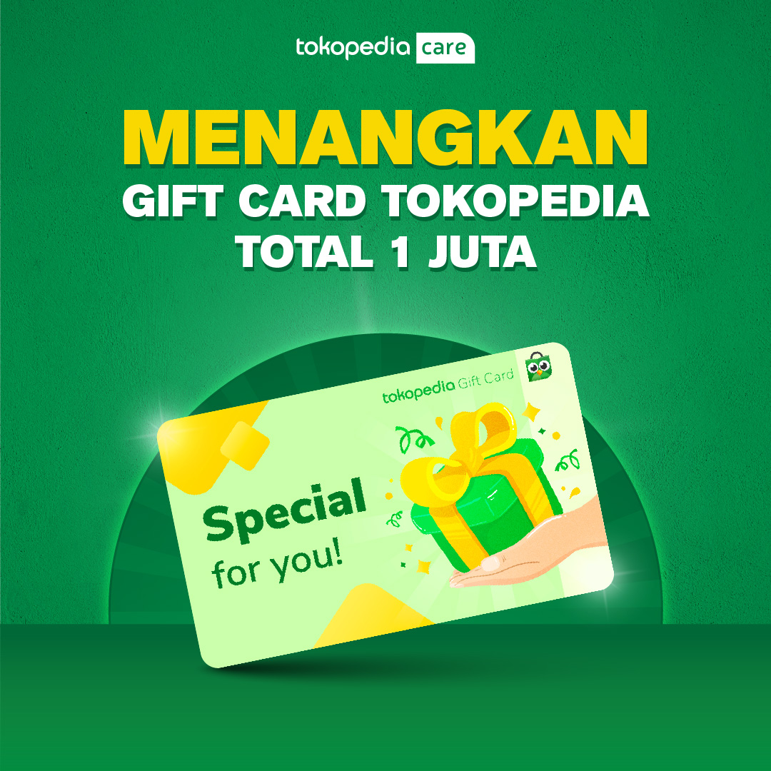 TokopediaCare's tweet photo. 🎊TOKOPEDIACAREGIVEAWAY🎊

1. Follow IG dan Twitter @TokopediaCare 
2. RT dan Like tweet ini
3. Reply tweet ini dengan tweet: 
Tokopedia Care selalu memberikan #LayananDariHati maksimal 5 kali

Ada 5 pemenang yang akan Mimin pilih secara acak! https://t.co/HiSTSdN5Ig