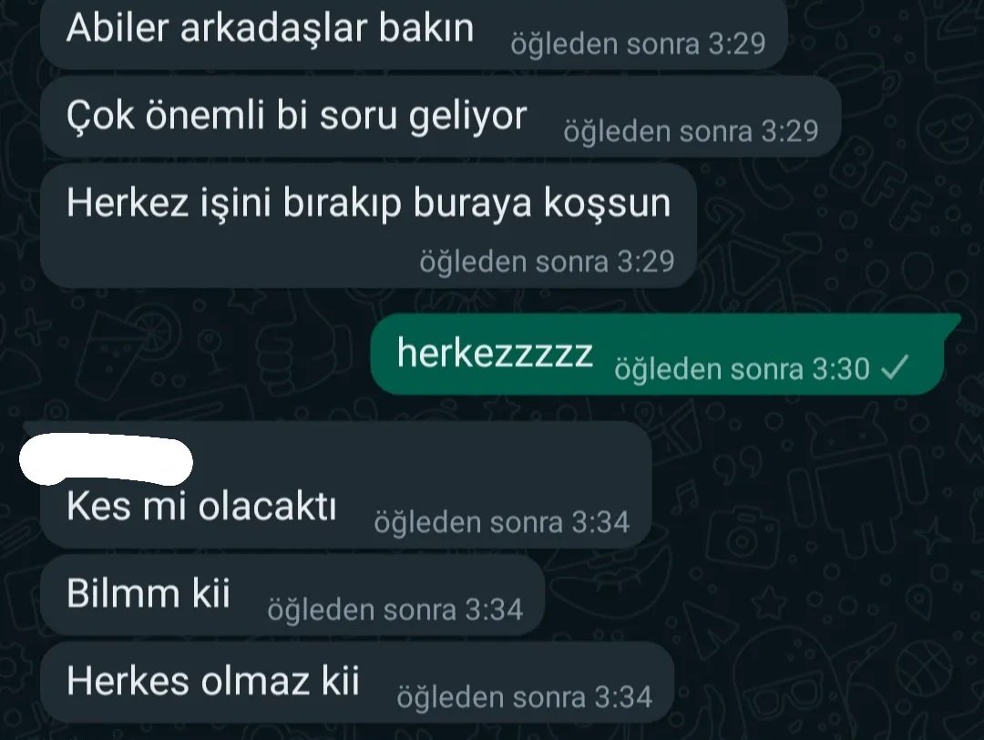 neden olmasın ki