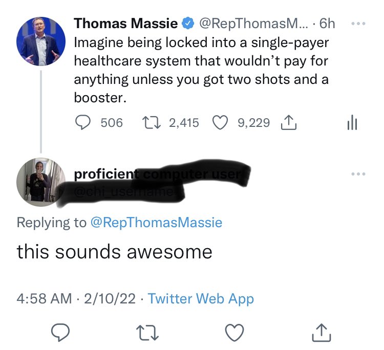 Thomas Massie tweet media