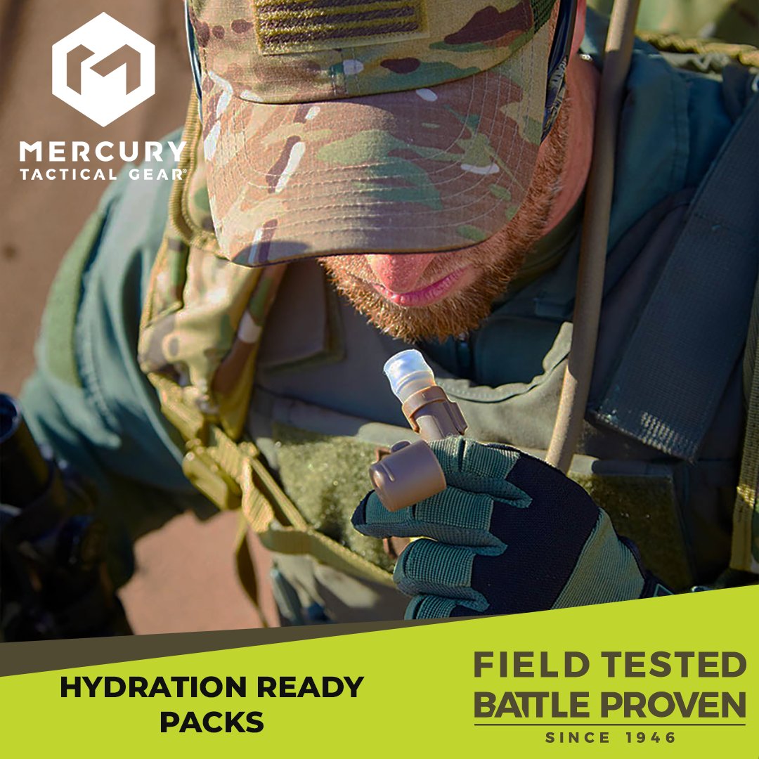 MercuryTactical's tweet photo. 💧🎒Our hydration packs are equipped with @Hydrapak reservoirs, one of the leading suppliers of superior, performance-driven hydration products. 100% BPA &amp; PVC free, abrasion resistant, lightweight, durable with a patented slide seal top for easy fill and easy cleaning. https://t.co/b5whowksQE