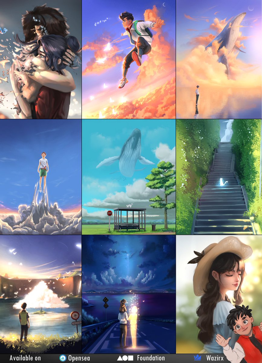 Digvijaypwr's tweet photo. Hey Fam 👋✨
I'm Digvijay Pawar, I'm a 2d illustrator doing #NFTs full time 💯
Here are some of my NFTs on different blockchains 👇 
I hope you like it ✨💜
#NFTCommunity #NFTartist @NftUdgam https://t.co/ZlqpTfmzAl
