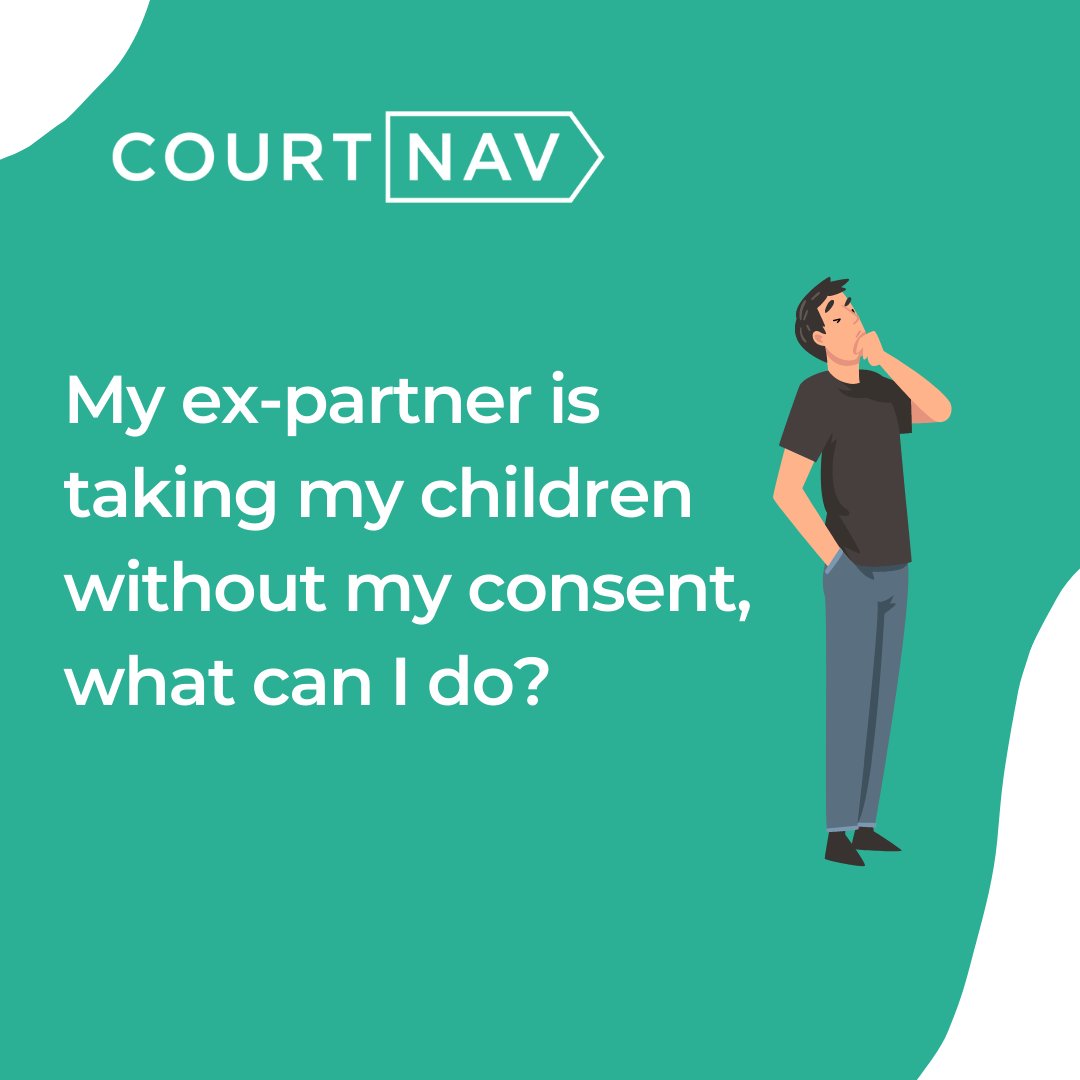 CourtNavTool's tweet photo. Is your ex-partner taking your children without consent? π°
You need to act quickly! π Head to @CitizensAdvice for info on what to do: https://t.co/aDosLEXvog
If you need support navigating your way through court, check out our online tool #CourtNav: https://t.co/CicduOt2pK https://t.co/K1zMOXwbrc