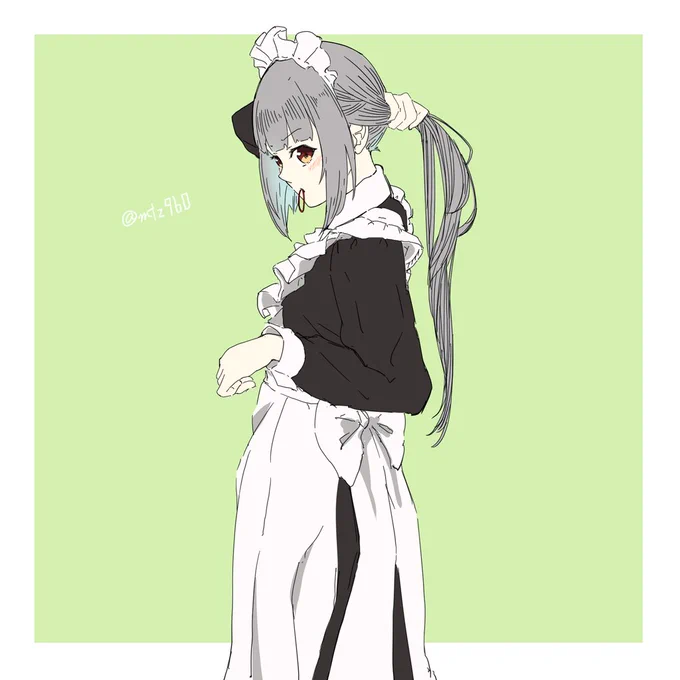 メイド霞ちゃんかわいい 