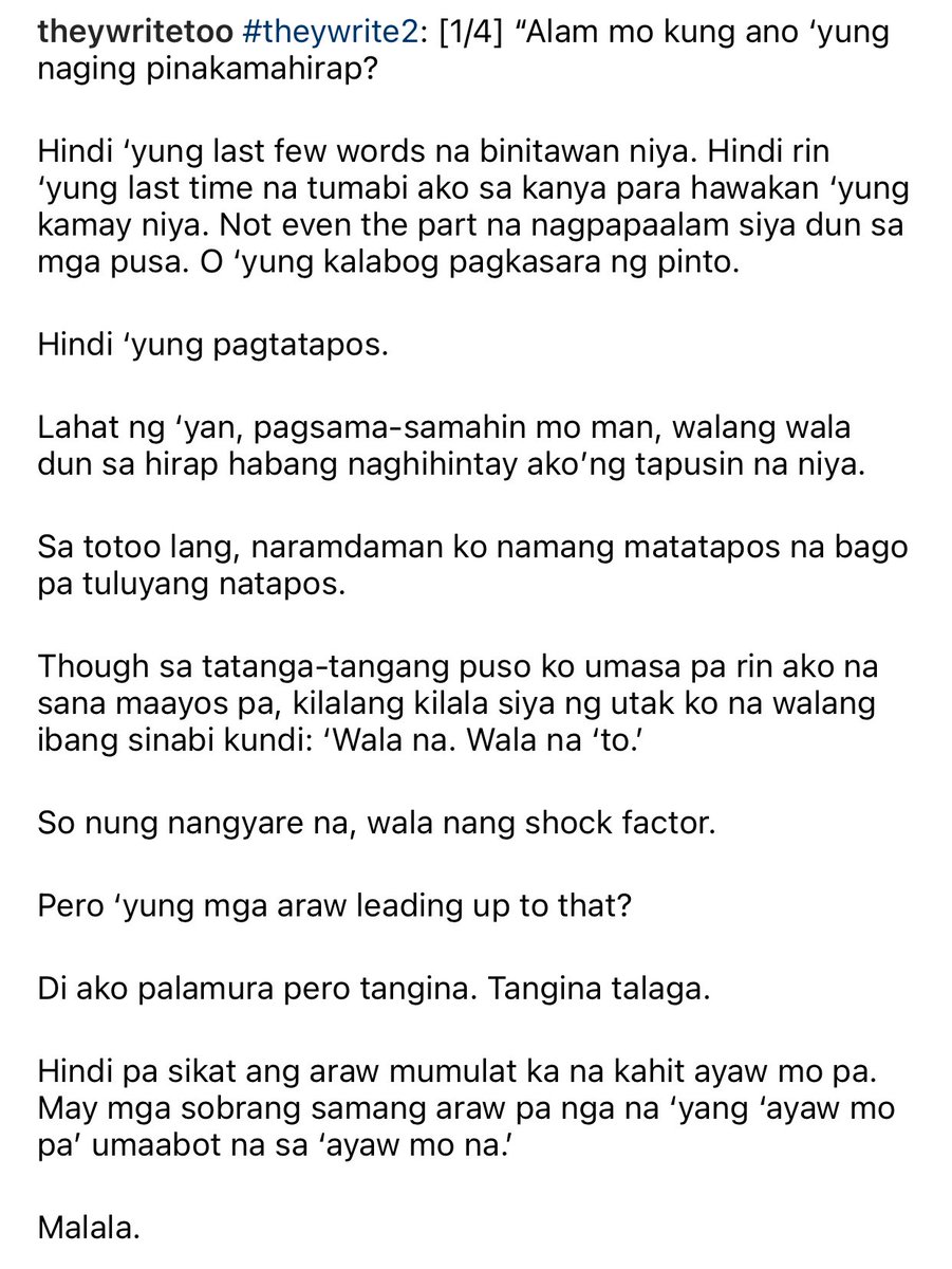 theywritetoo's tweet photo. “Sa totoo lang, naramdaman ko namang matatapos na bago pa tuluyang natapos.”

For the first and last time, @kimfajardo9 shares to her fans the hellish 2021 start she went through and her road to recovery. #KAFontheywrite2 

This is part one of four. https://t.co/J1hHhDDJeF
