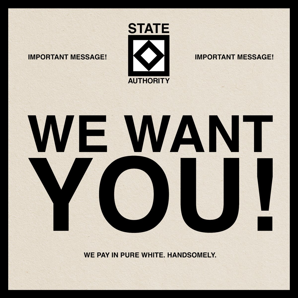 StateAuthority's tweet photo. ✔️ The State loves you. https://t.co/6wf64w56kJ