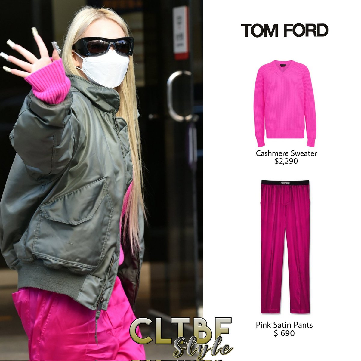 CLTBFstyle's tweet photo. [ 211019 CL (@chaelincl)’s on her way to record YHY sketchbook ]

• Sweater &amp; Pants @tomford

#CL #THEBADDESTFEMALE #ALPHAisComing #style #chaelincl #clstyle #outfits #fashionblogger #wardrobe #이채린 #의상 #gzb #CLTBFstyle #tomford https://t.co/50LdS5KP6Q