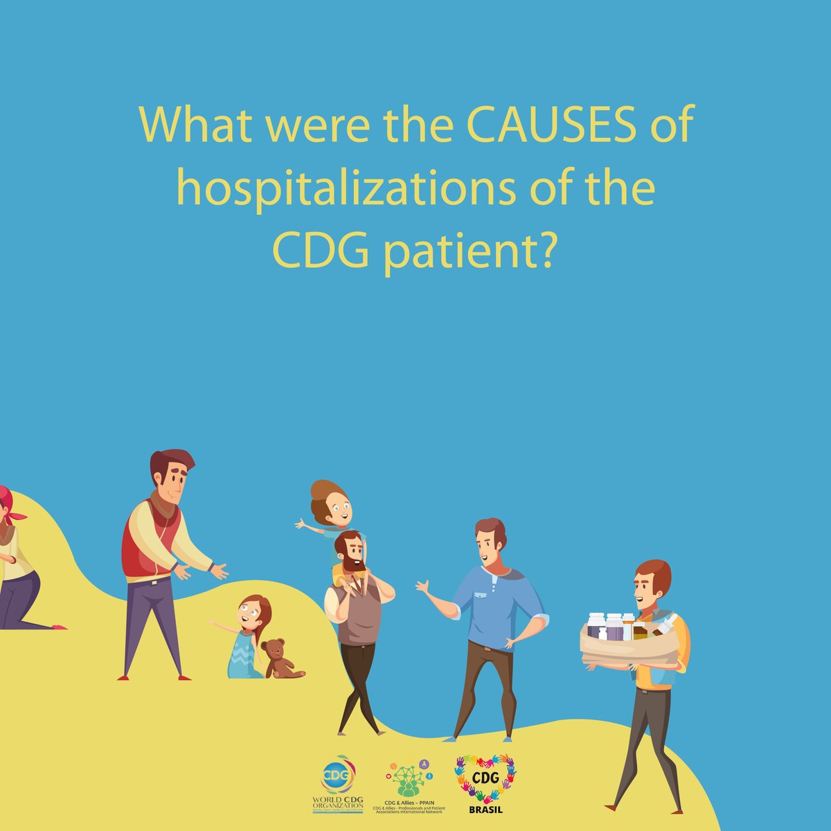 worldCDG's tweet photo. #CDGResearch

🔎 For us it is very important to advance research in CDG.

You can help too by participating in the survey and telling us, for example,  the causes of hospitalizations of the CDG patient.

👉It is Anonymous and must be answered by April 3rd: https://t.co/L5rNnhDIQU https://t.co/t32cqGJLcf