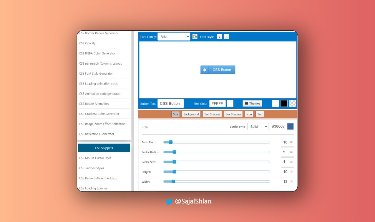 Sajal Sharma ☕ on Twitter: "5 CSS generators developers ⚡" /