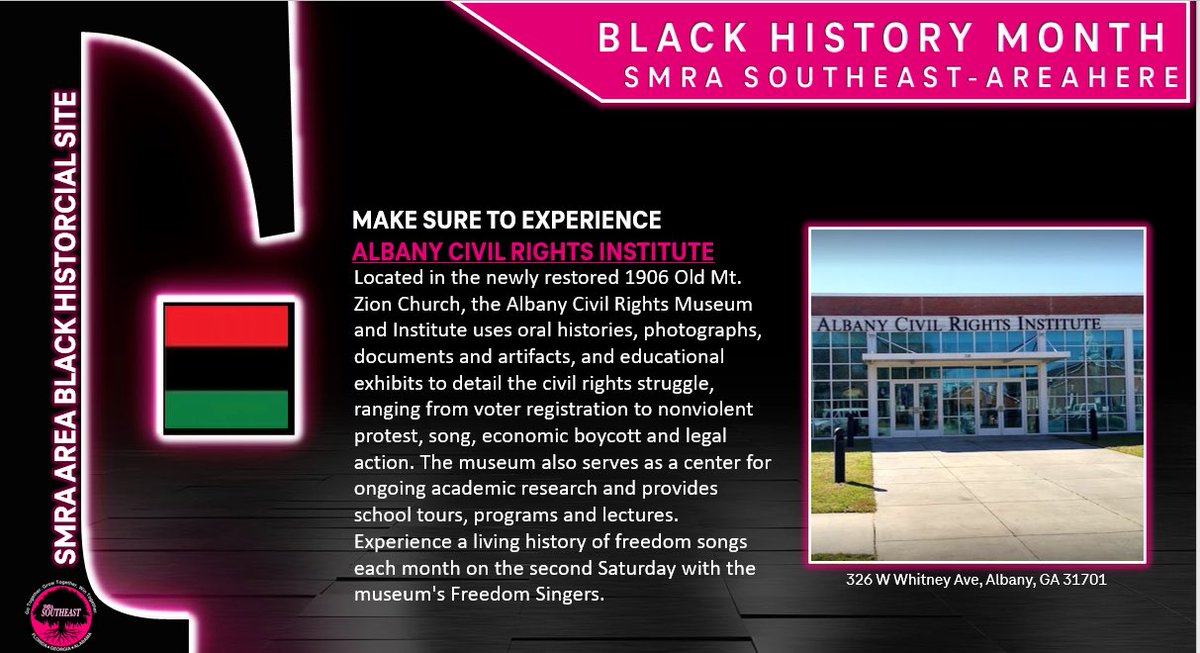 Add this location to your agenda the next time you pass through Albany, GA! So much rich history to learn and experience in Albany! #gogrowwin #bhm2022