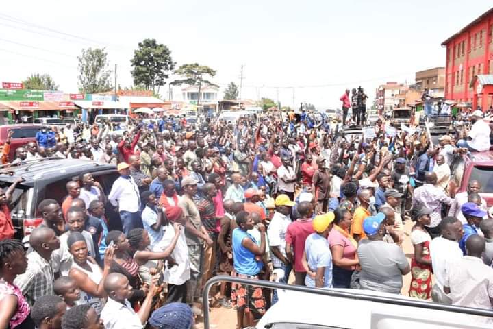 YanguNiYangu's tweet photo. In photos #AzimioMovement in Chavakali. Leaders in attendance: (Governor Hassan Joho, MP Junet Mohamed, Sabina Chege, MP Kanini kega, Gladys Wanga, MP Babu Owino and man others) https://t.co/PYM8ukABHu
