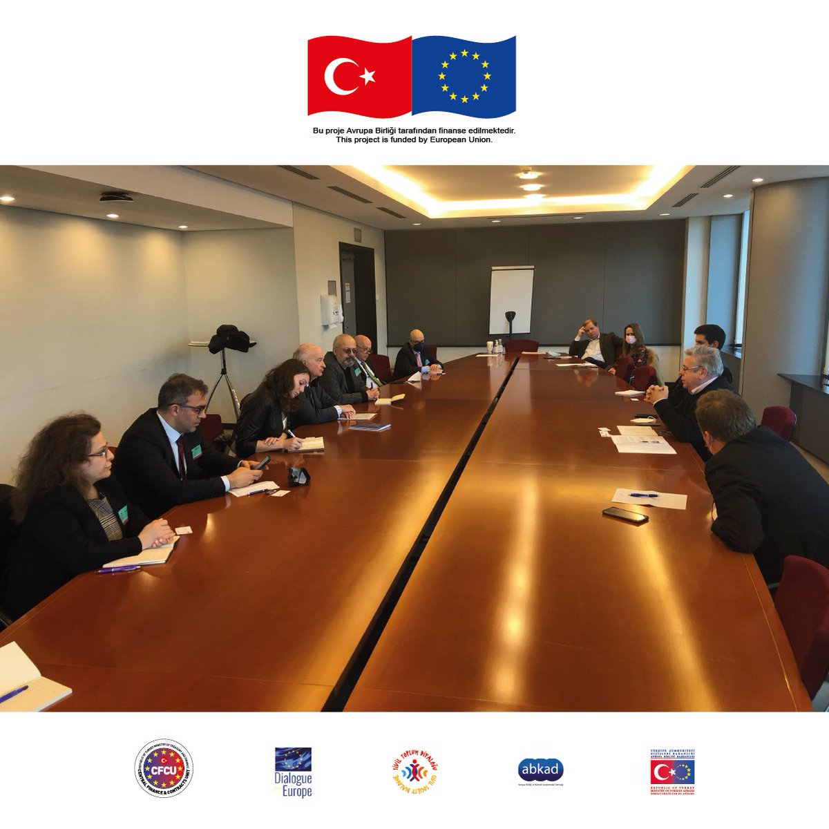 Sivil Toplum Diyaloğu (VI) çerçevesinde sürdürülen "Göç ve Güvenlik Alanında AB ve Türkiye Arasındaki Diyaloğun Güçlendirilmesi” Projesi kapsamında heyetimizi kabul ettiği için Sayın Nacho Sanchez Amor’a teşekkür ederiz.