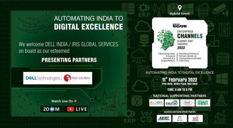 DigitalEdgeMag2's tweet image. We welcome the onboarding of DELL INDIA/IRIS GLOBAL SERVICES as our esteemed PRESENTING PARTNER for the DIGITAL EDGE ENTERPRISE CHANNELS SUMMIT &amp;amp; AWARDS 2022 to be held on 11th February 2022 in New Delhi.
Please register: lnkd.in/g7YFCfTz

#cybersecurity #networksecurity