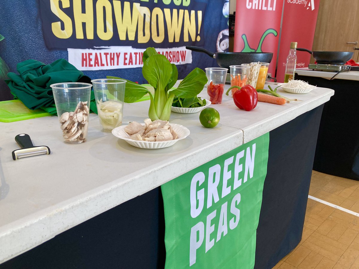 SchoolFoodShow's tweet image. @ShelleyFirst all ready for show number two with @Academy_Food_UK 🎉🎉