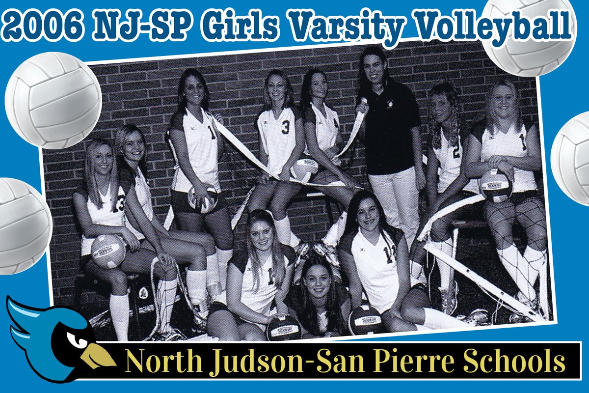 BlueJayTweets1's tweet photo. #ThrowbackThursday : 2006 NJ-SP High School Girls Varsity Volleyball Team: Row1: Hannah Chinworth, Chelsea Howard, Morgann Fingerhut, Row2: Kendall Jain, Miranda Howard, Chelsey Soplanda, Emily Noble, Katie Ward, Coach Losinski, Crystal Trusty, Kristen Bolen. https://t.co/r1MsSL2Rko