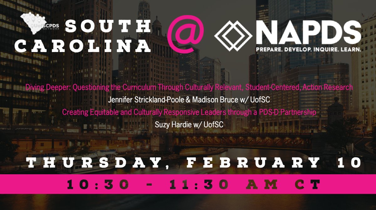 UofSC Professional Development Schools (@uofscpds) on Twitter photo Day one of #NAPDS2022 is still going strong! Up next, check out more of our <a href="/UofSCPDS/">UofSC Professional Development Schools</a> members' presentations! @NAPDS9 @CEP_UofSC Day one of #NAPDS2022 is still going strong! Up next, check out more of our <a href="/UofSCPDS/">UofSC Professional Development Schools</a> members' presentations! @NAPDS9 @CEP_UofSC