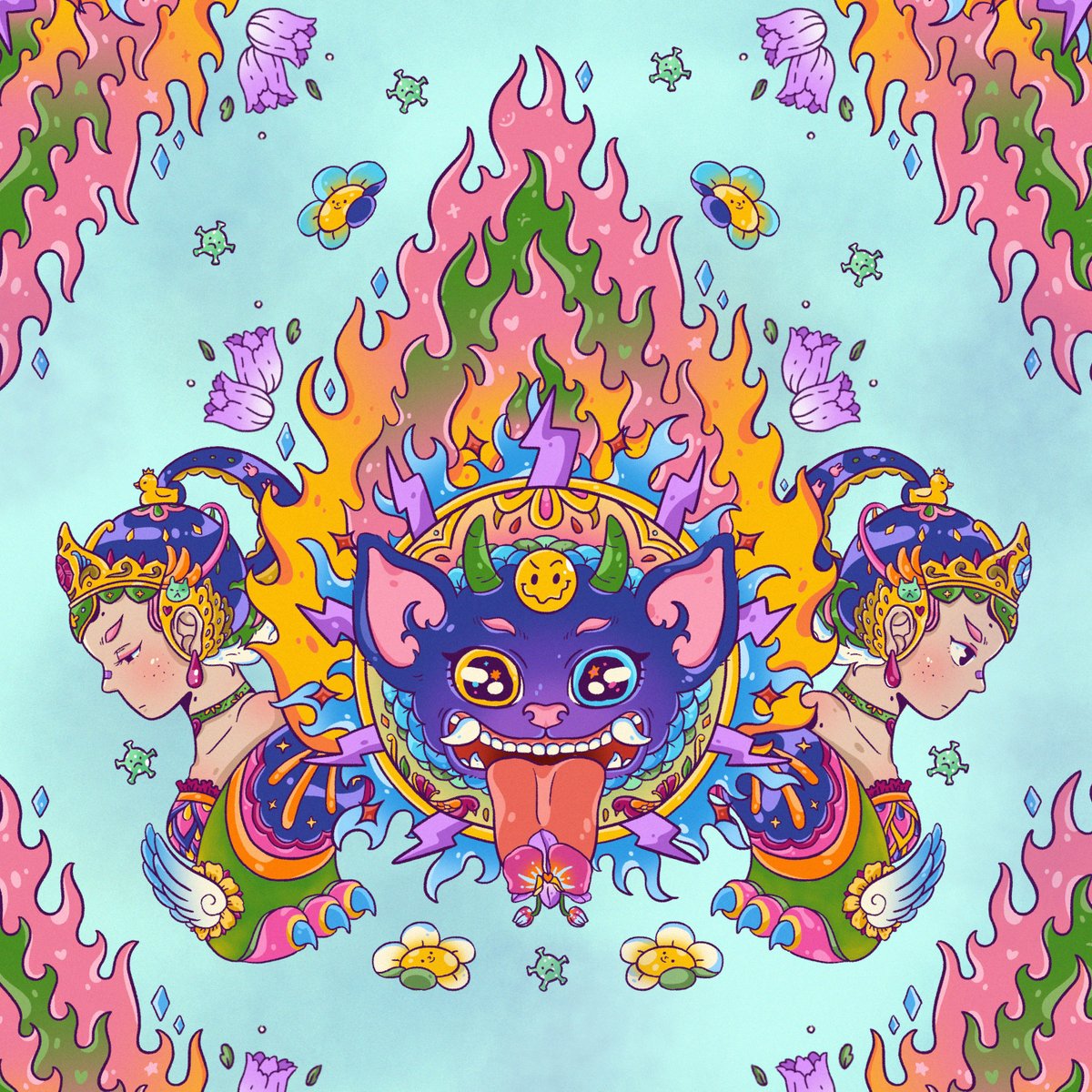 mup_april's tweet image. 2 left !!! 🔥🤲🔥

NEW DROP #NFT 
title "Renjana Pagebluk"
my objkt series minted in 
@hicetnunc2000

 #hicetnunc 
hicetnunc.art/objkt/661256
2/10-1 $XTZ 

#NFTs #nftcollectors #idnft #CleanNFT #tezos #hicetnuncart #NFTindonesia #NFTCommunity #OBJKT #illustration #digitaldrawing