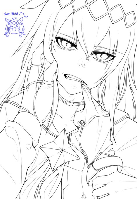 #サメの為の進歩絵
※まだ線画だけど…
2人写ってるのも好きだけどこういうシチュのオグタマも良くない? 