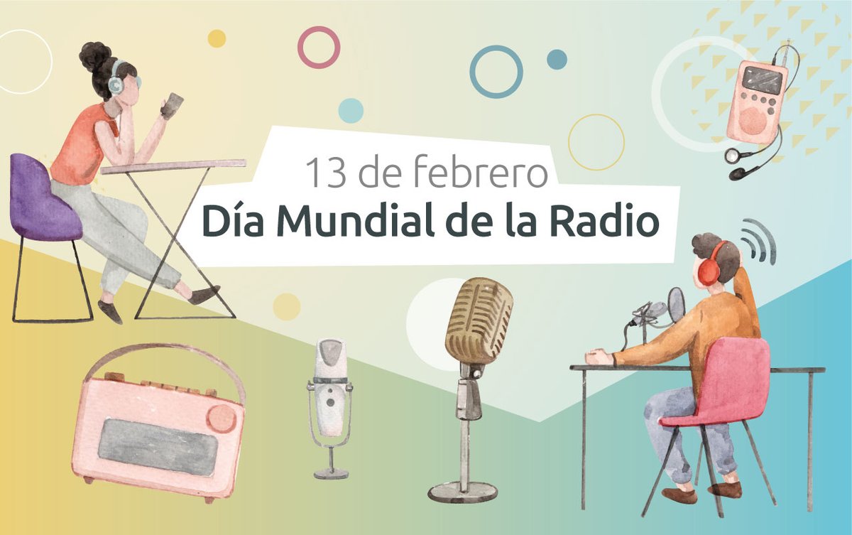 educaINTEF's tweet photo. 📻 Hoy se celebra el #DíaMundialdelaRadio, una herramienta con un enorme potencial educativo

👉Os proponemos este artículo, en el que encontraréis una selección de #RecursosEducativos que os darán ideas para llevar la radio y lo audiovisual al aula

🖱️https://t.co/cE4a0ObuFL https://t.co/B7jLrsdGkv