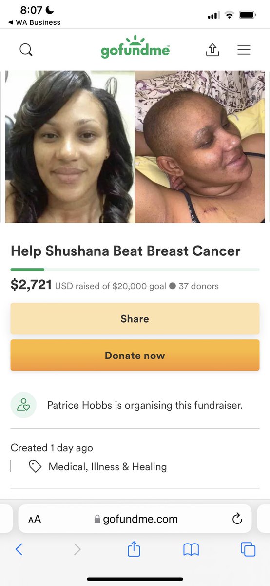 keifaDesnoes_'s tweet photo. A close friend of mine’s mom was recently diagnosed with stage 3 breast cancer, it’s been really hard for her, him,and ofc the entire family. 
I really want her to get as much help as possible, I’m begging you please! Retweet and help if you can 

ghttps://gofund.me/54795a83 https://t.co/gBKgS1NErw