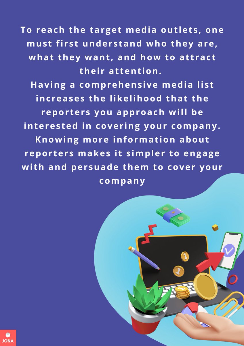 GetJona's tweet photo. Get a relevant media list for your Startup with Jona: https://t.co/0l4CgMJrXM
#MediaLists #PR #Startup #PressCoverage #PROutreach #MediaList #Startups https://t.co/stKGKGIlBK
