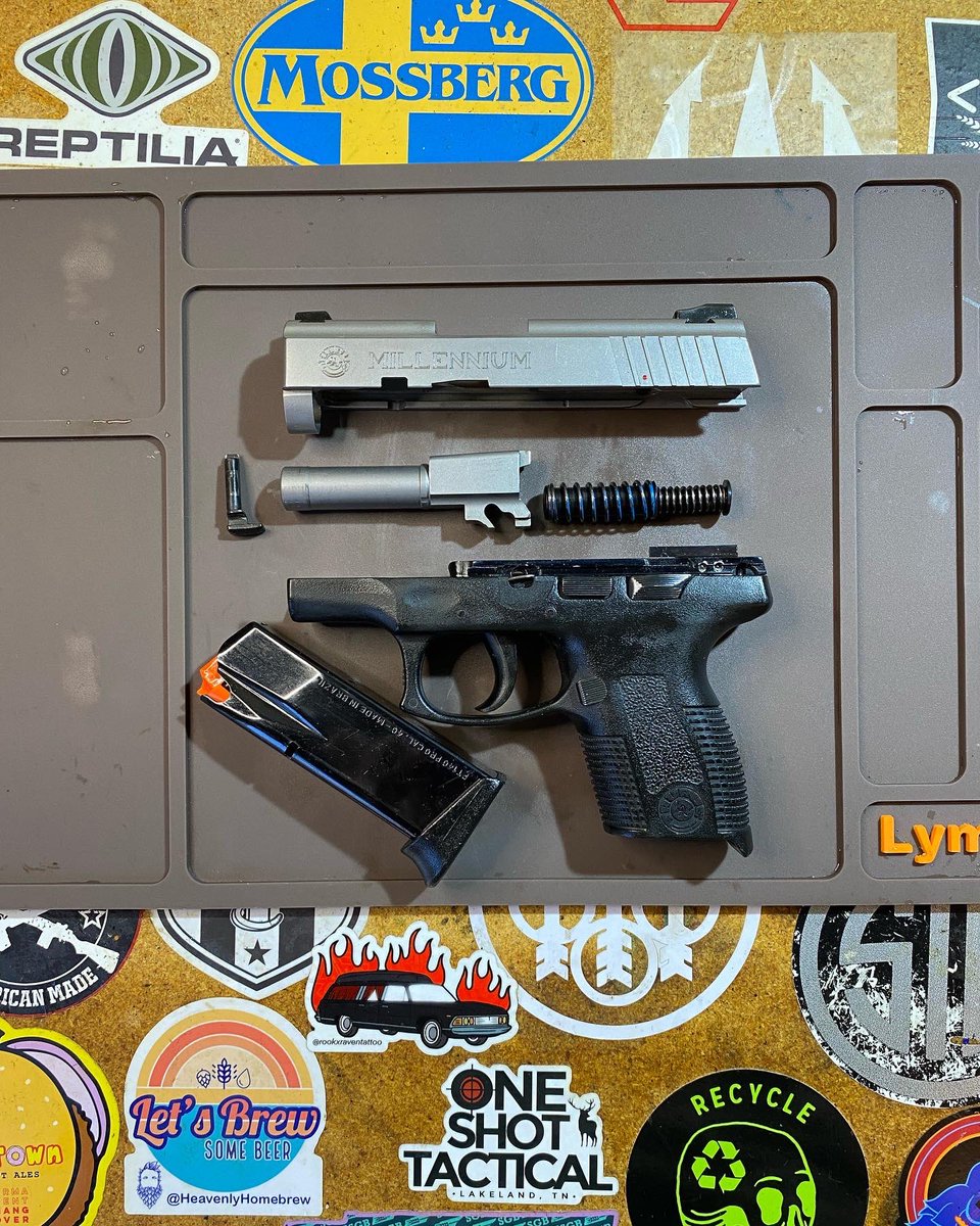 1ShotTactical's tweet photo. 🥵 Glad I sparked the conversation with this new client so I could help them out. Brought this @TaurusUSA PT140 PRO from throwaway to brand new. 🛁🧼 #oneshottactical #supportsmallbusiness #supportlocal #gunshop #gunporn #guns #firearms #2a #handgun #pistol #pewpew #taurususa https://t.co/iIxNTpjLJT