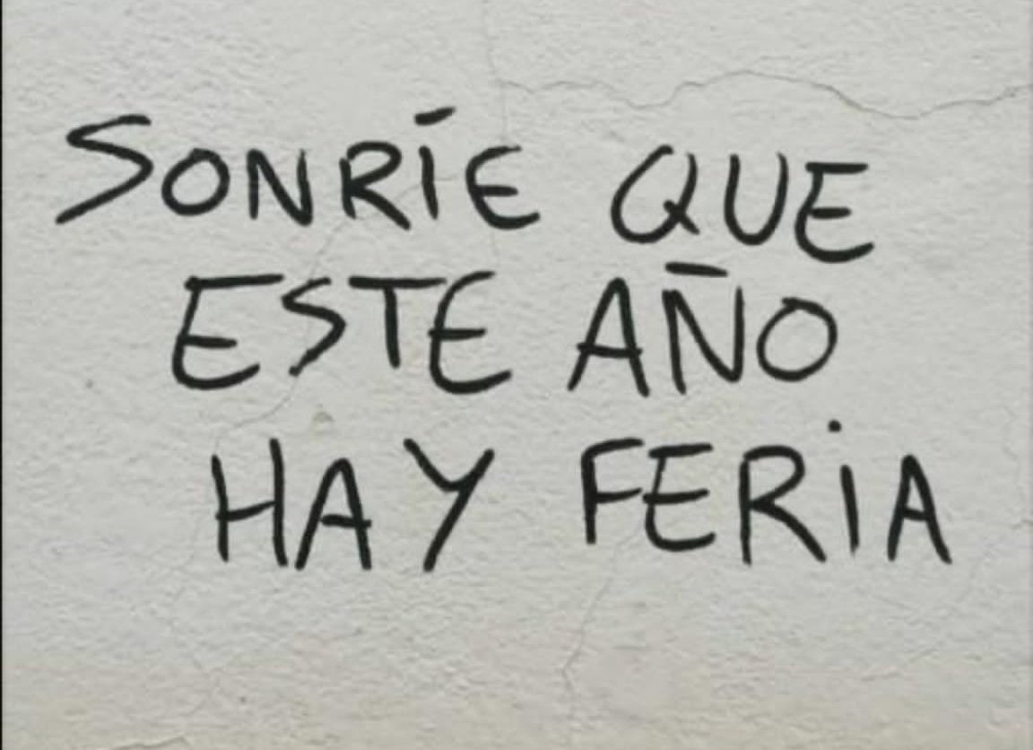 Feria_deAbril's tweet photo. Sonríe, que este año hay Feria.
#GanasdeFeria #FeriaSevilla22 https://t.co/ayiNeHtGVw