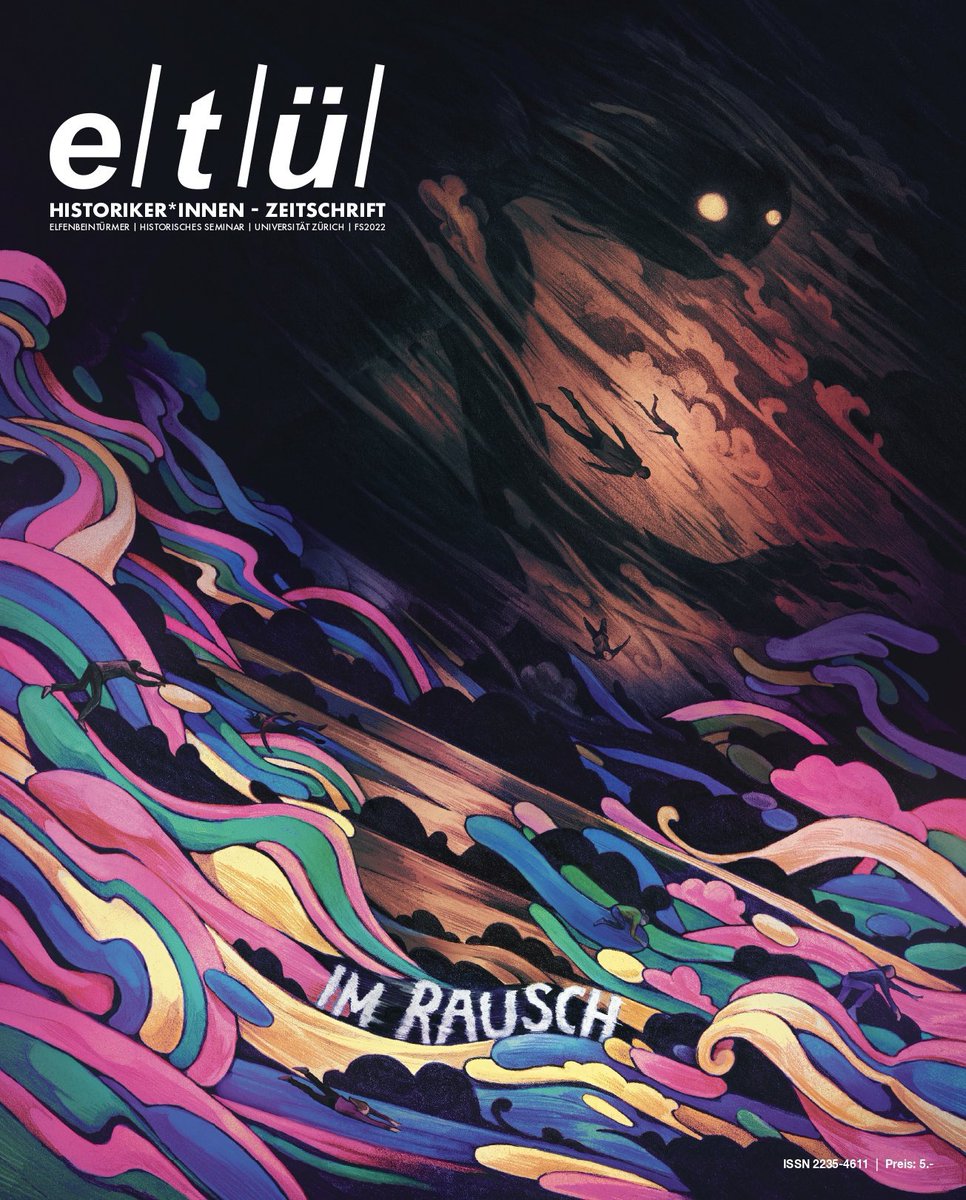 Im Rausch – das ist unser neues Heftthema! Sex, Drugs und Techno, Kaufrausch oder Runner‘s High: Mit diesen Themen bringen wir euch bald neuen Lesestoff.
Die neue Ausgabe gibt’s zu Semesterbeginn am Haupteingang der UZH oder im Abo auf etue.ch

Cover Rafael Koller