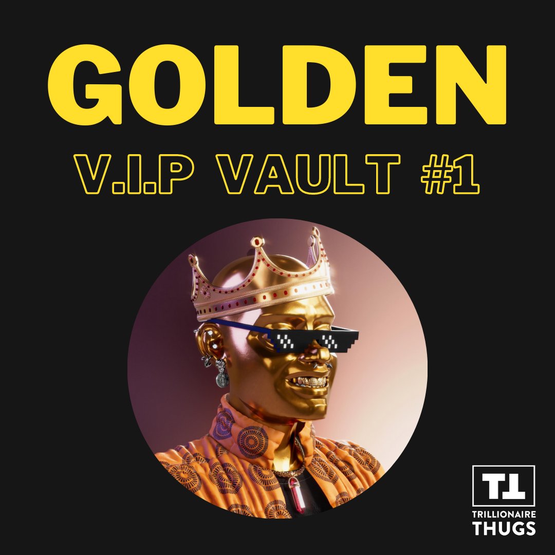 Trill_Thug7777's tweet photo. Almost completed!  The Golden Trillionaire Thug Virtual Vault you will want to visit!  Stay tuned for opening exhibition date &amp; time!  @TThugsNFT #NFTCommunity #NFTGiveaway #nftcollector #NFTGiveaway https://t.co/sjtSsHaK9l