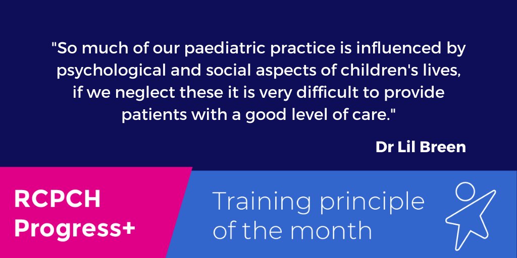RCPCHtweets's tweet photo. This month we explore the importance of understanding the social and psychological factors that may be impacting a children or young person's clinical presentation. #RCPCHProgressPlus
Find out more: https://t.co/mhF0wqV45m https://t.co/KovzfXbBkG