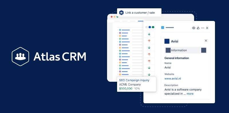 Avisi Apps (@avisi_apps) on Twitter photo New features and a stunning interface to Atlas CRM 2.0
We’ve been developing a new interface and we worked hard on several features that will help you to get the most out of your customer data in #Jira & #Confluence. Read more! bit.ly/3p0iG5h
<a href="/AtlassianMarket/">Atlassian Marketplace</a> New features and a stunning interface to Atlas CRM 2.0
We’ve been developing a new interface and we worked hard on several features that will help you to get the most out of your customer data in #Jira & #Confluence. Read more! bit.ly/3p0iG5h
<a href="/AtlassianMarket/">Atlassian Marketplace</a>