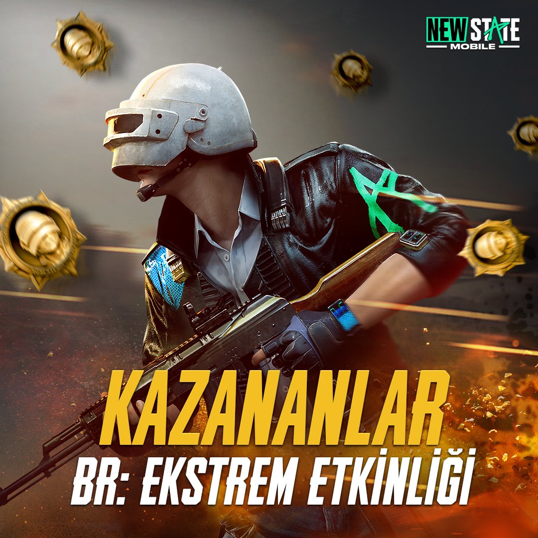 TR_NEWSTATE's tweet photo. BR: Ekstrem etkinliğinin şanslı kazananlarını tebrik ederiz!

Ödüller, kazananların oyun içi postalarına gönderildi!
Ödülün son kullanım tarihi 12 MART saat 02:00'dır .

Kazananlar Listesi: https://t.co/mlQYXdpm2u

#NEWSTATEMOBILE #EXTREMECHICKENDINNER https://t.co/eAkTPePyHy