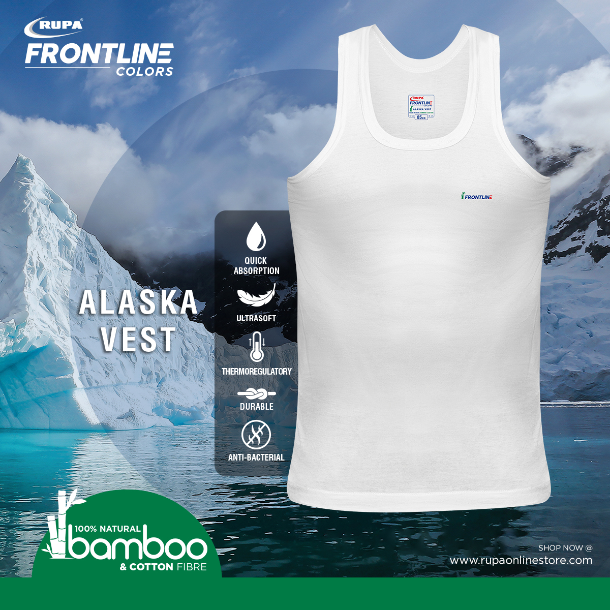 RupaKnitwear's tweet photo. Introducing Frontline COLORS Alaska Vest - Crafted With 100% Natural Bamboo &amp; Cotton Fibre.
Shop @ https://t.co/bhoiw8FIb6

#frontlinecolors #alaskavest 
#vest #FrontlineColorsAlaskaVest https://t.co/73c3BJ5spr