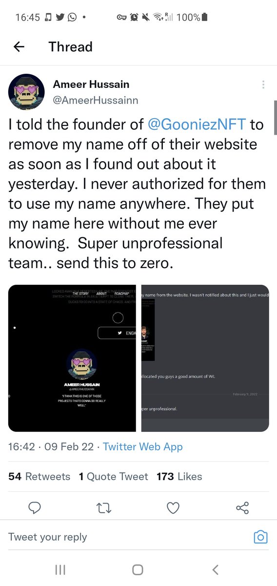 nftdrums's tweet photo. Everyone the red Flags for @GooniezNFT can't get bigger! Look out and check what @ameerhussain has to say. https://t.co/BPDd4bgFRQ