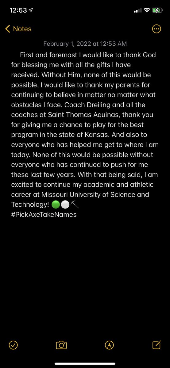 Committed. #PickAxeTakeNames