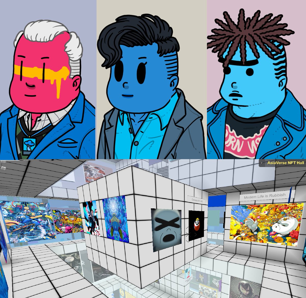 I'm so happy to have purchased some NFTs from <a href="/MrMisang/">Mr Misang</a>'s GhostsProject, as we support one of the biggest collections in the Korean ecosystem. This coincides with our AsiaVerse Meetup Sat evening (Asia), where we are honored to feature some of his most interesting pieces.