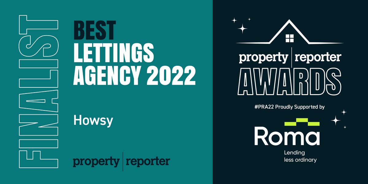Take a bow @hellohowsy, you've been selected as a finalist in the Best Lettings Agency category at this years #PRA22!