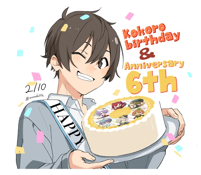 HAPPYBIRTHDAY 心🎂🎉✨
〇〇男子project㊗6周年🎉
#男子project 